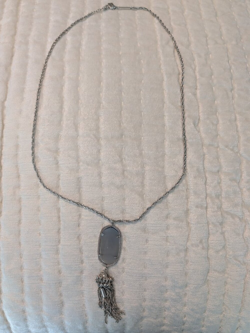 Kendra Scott long pendant with tassel
